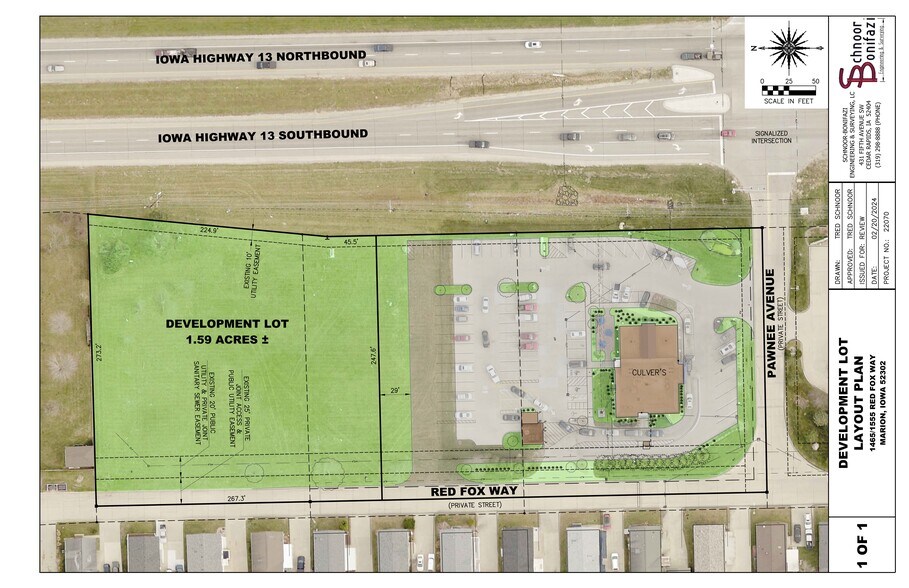 1555 Red Fox Way, Marion, IA for sale - Site Plan - Image 2 of 2