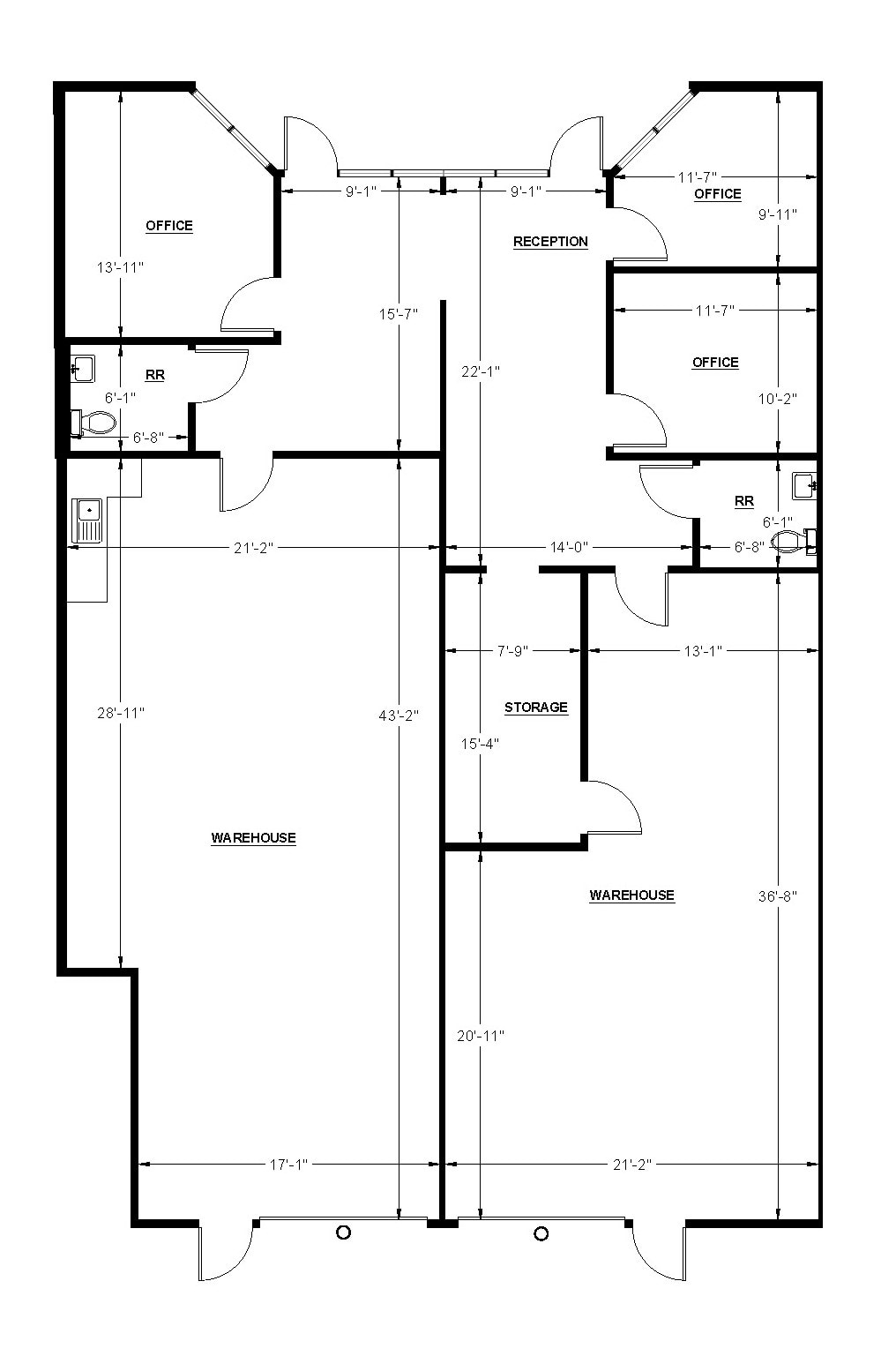 6627 S 191st Pl, Kent, WA for lease Floor Plan- Image 1 of 1