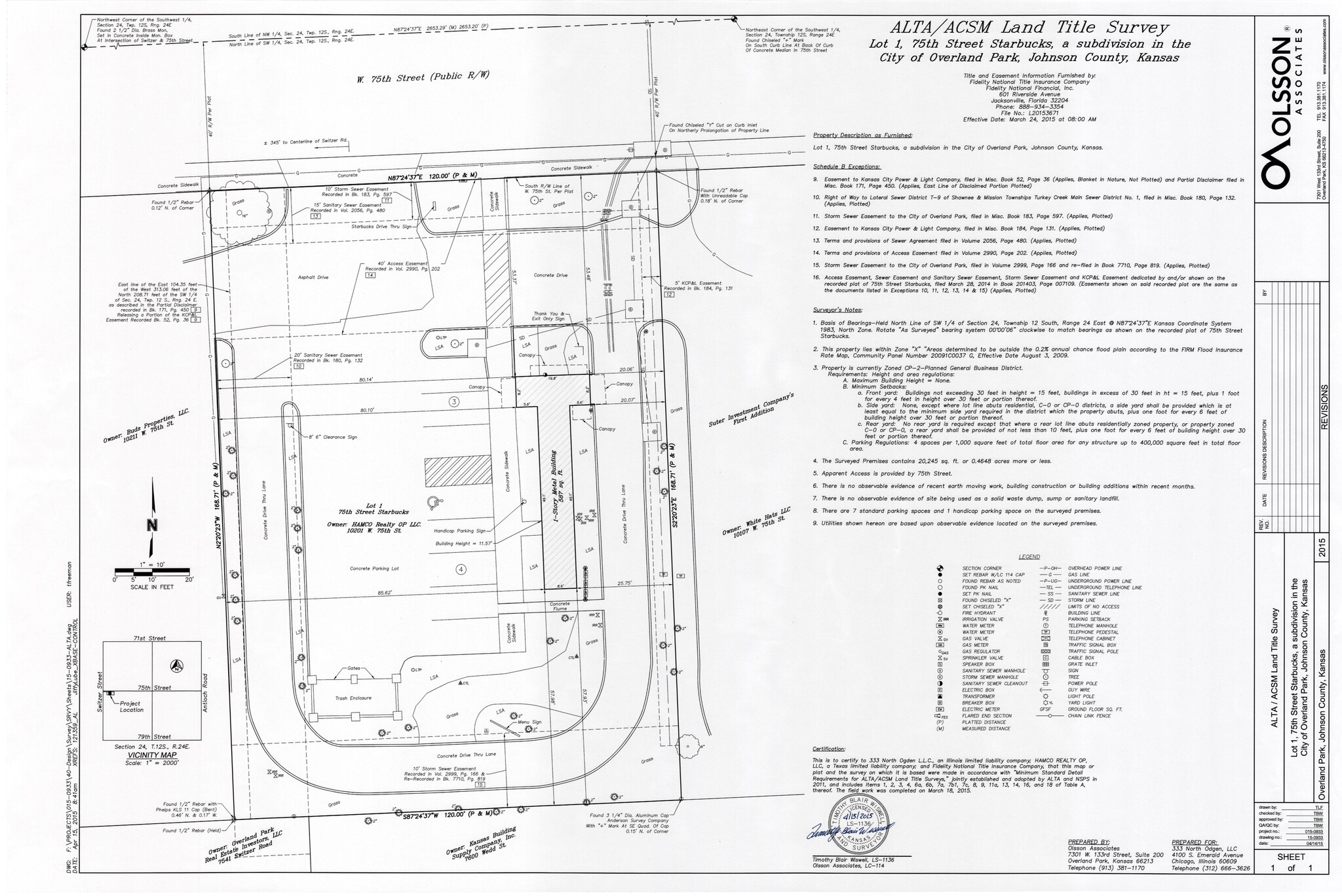 10201 W 75th St, Overland Park, KS for lease Site Plan- Image 1 of 1