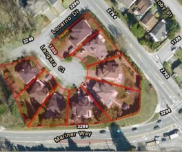 1052 Langara Crt, Coquitlam, BC - aerial  map view