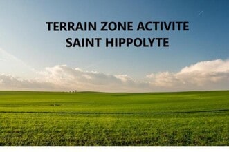 Saint-Hippolyte - Aerial map view