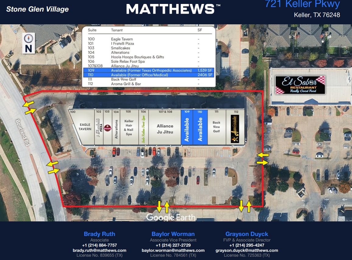 721 Keller Pky, Keller, TX for lease Floor Plan- Image 1 of 1