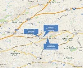 595 Hurricane Shoals Rd, Lawrenceville, GA - AERIAL map view - Image1