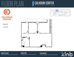 7361 Calhoun Pl, Rockville, MD for lease Floor Plan- Image 1 of 1