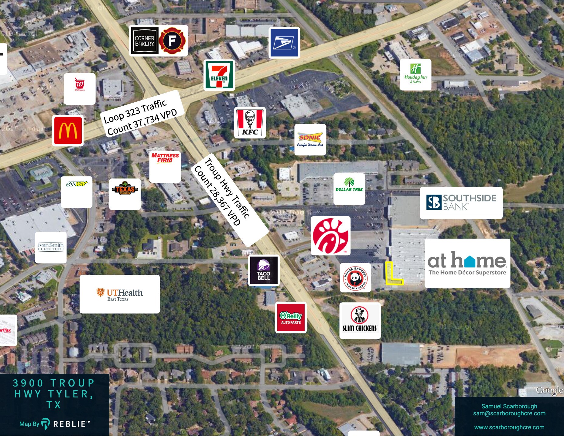 3900 Troup Hwy, Tyler, TX 75703 Highland Village Shopping Center