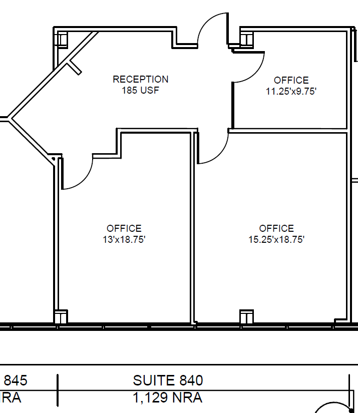 2100 Travis St, Houston, TX for lease Floor Plan- Image 1 of 2