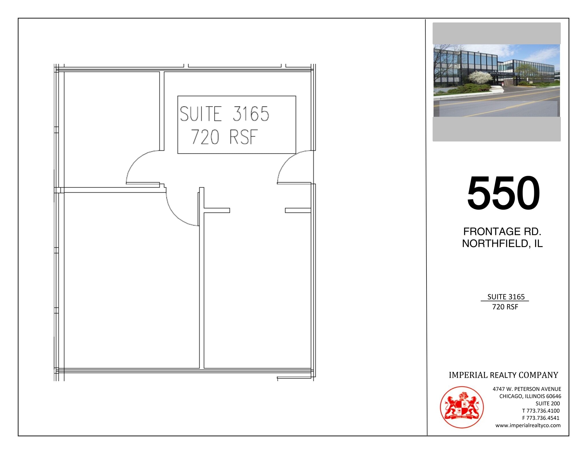 540-550 W Frontage Rd, Northfield, IL for lease Site Plan- Image 1 of 4