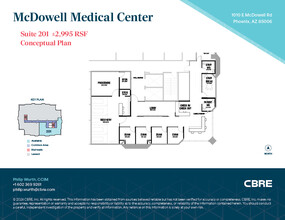 1010 E McDowell Rd, Phoenix, AZ for lease Floor Plan- Image 1 of 2