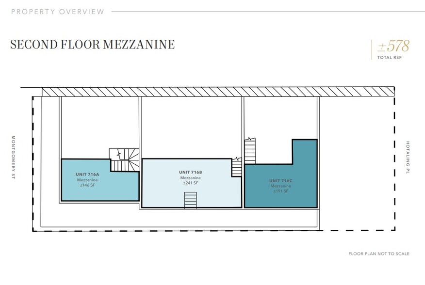 716 Montgomery 2nd Floor Condos portfolio of 3 properties for sale on LoopNet.com - Floor Plan - Image 3 of 4