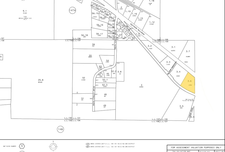 6965 Highway 42, Locust Grove, GA for lease - Plat Map - Image 3 of 4