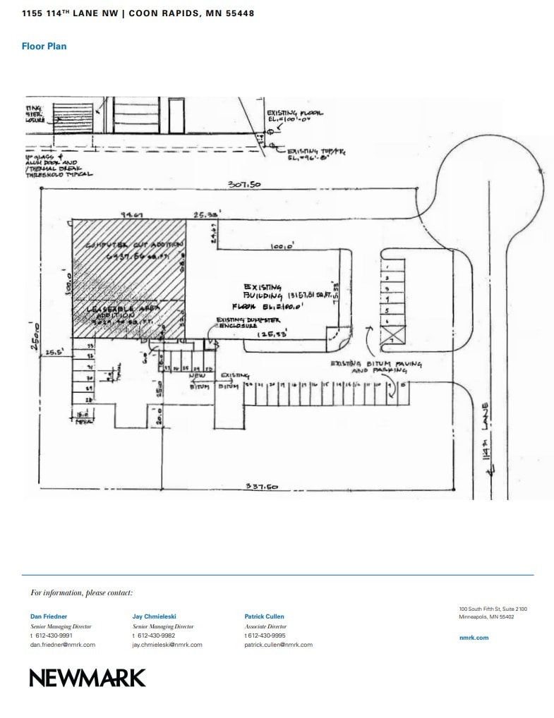 1155 114th Ln NW, Coon Rapids, MN for lease Floor Plan- Image 1 of 1
