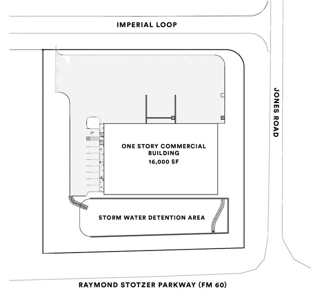 5881 Imperial Loop, College Station, TX for lease - Site Plan - Image 2 of 8