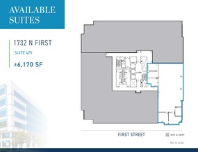 1730 N 1st St, San Jose, CA for lease Floor Plan- Image 1 of 1