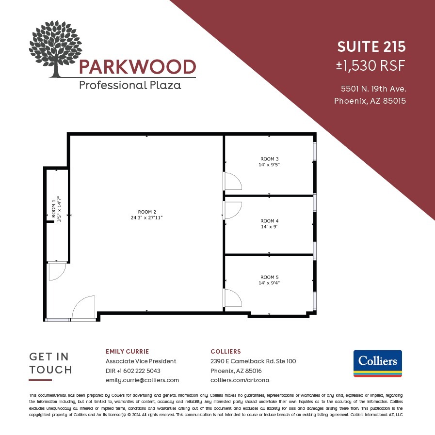 5501 N 19th Ave, Phoenix, AZ for lease Floor Plan- Image 1 of 1