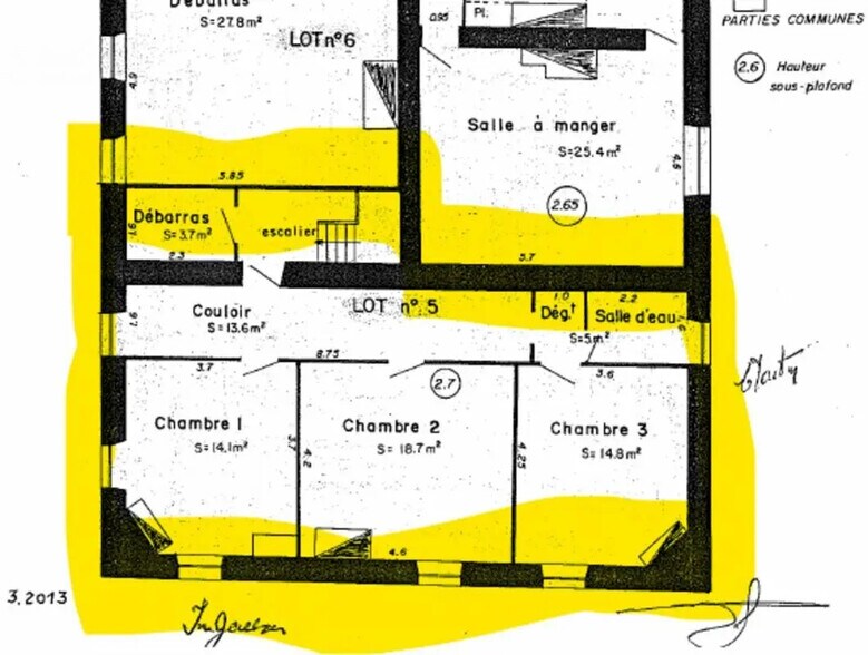 Flex in Salles for sale - Floor Plan - Image 2 of 3