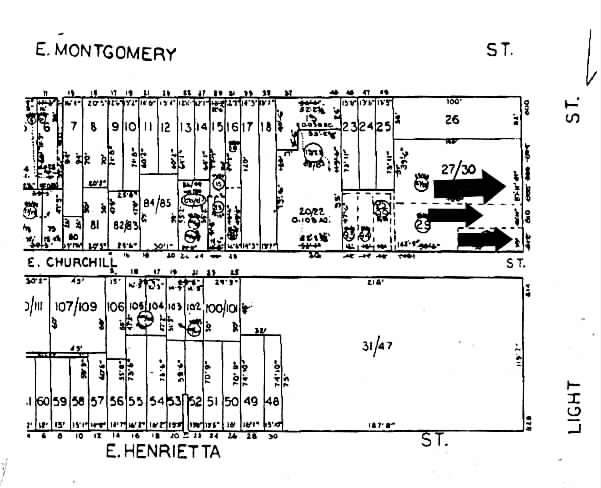 814 Light St, Baltimore, MD for sale - Plat Map - Image 2 of 4