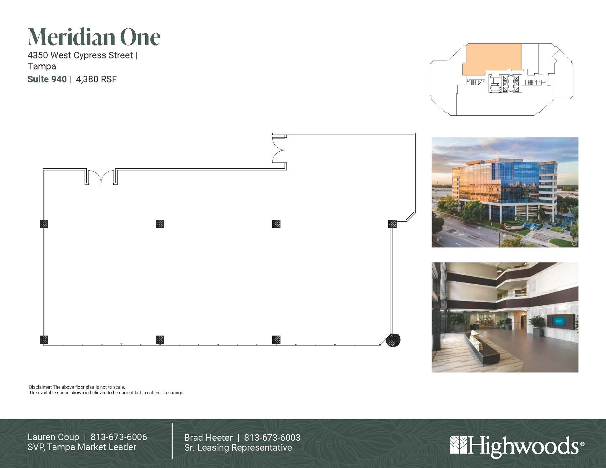 4350 W Cypress St, Tampa, FL for lease Floor Plan- Image 1 of 1