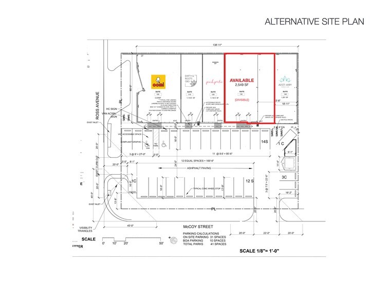 3510 Ross Ave, Dallas, TX for lease - Site Plan - Image 1 of 4