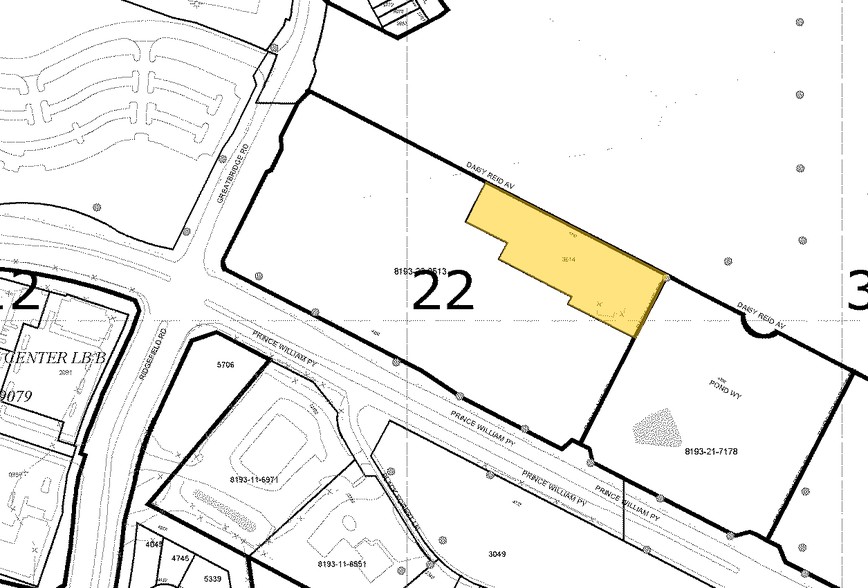 4545 Daisy Reid Rd, Woodbridge, VA for lease - Plat Map - Image 2 of 4