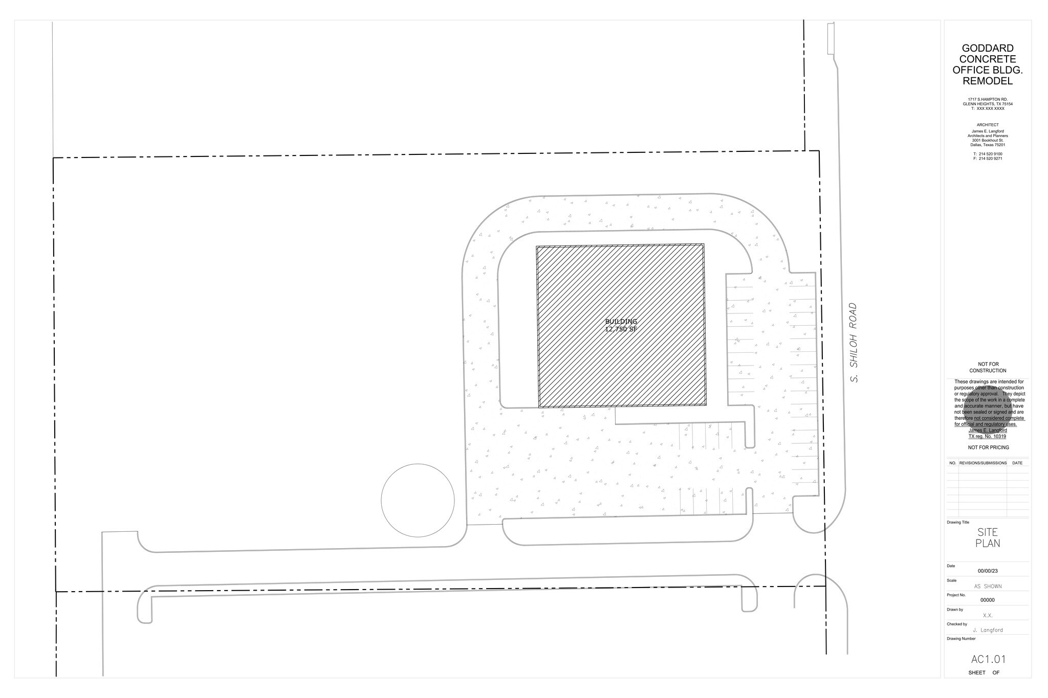 1849 Shiloh rd, Garland, TX for lease Site Plan- Image 1 of 4