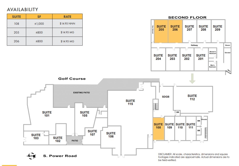 801-835 S Power Rd, Mesa, AZ for lease Site Plan- Image 1 of 1