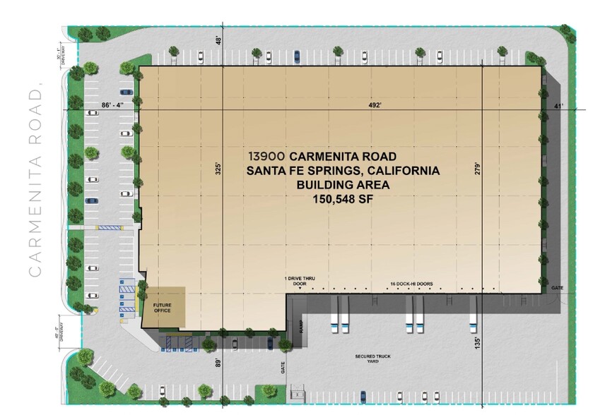 13900 Carmenita Rd, Santa Fe Springs, CA for sale - Site Plan - Image 1 of 1