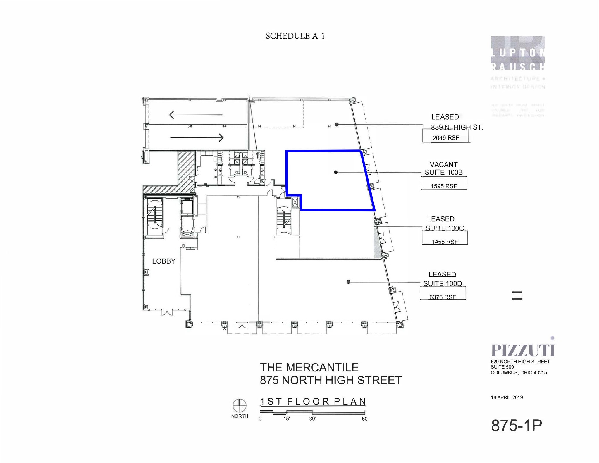 873-875 N High St, Columbus, OH for lease Site Plan- Image 1 of 1