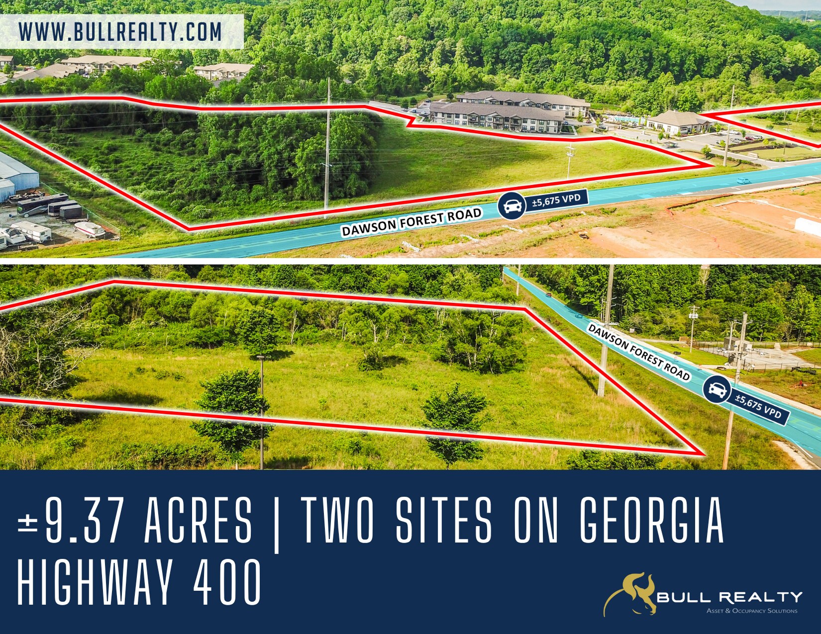 Corner of Dawson Forest Rd & Parker Forest Rd, Dawsonville, GA for sale Primary Photo- Image 1 of 8