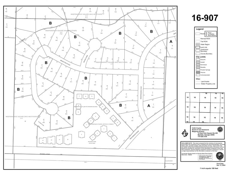 3535 Roswell Rd, Marietta, GA for lease - Plat Map - Image 2 of 29