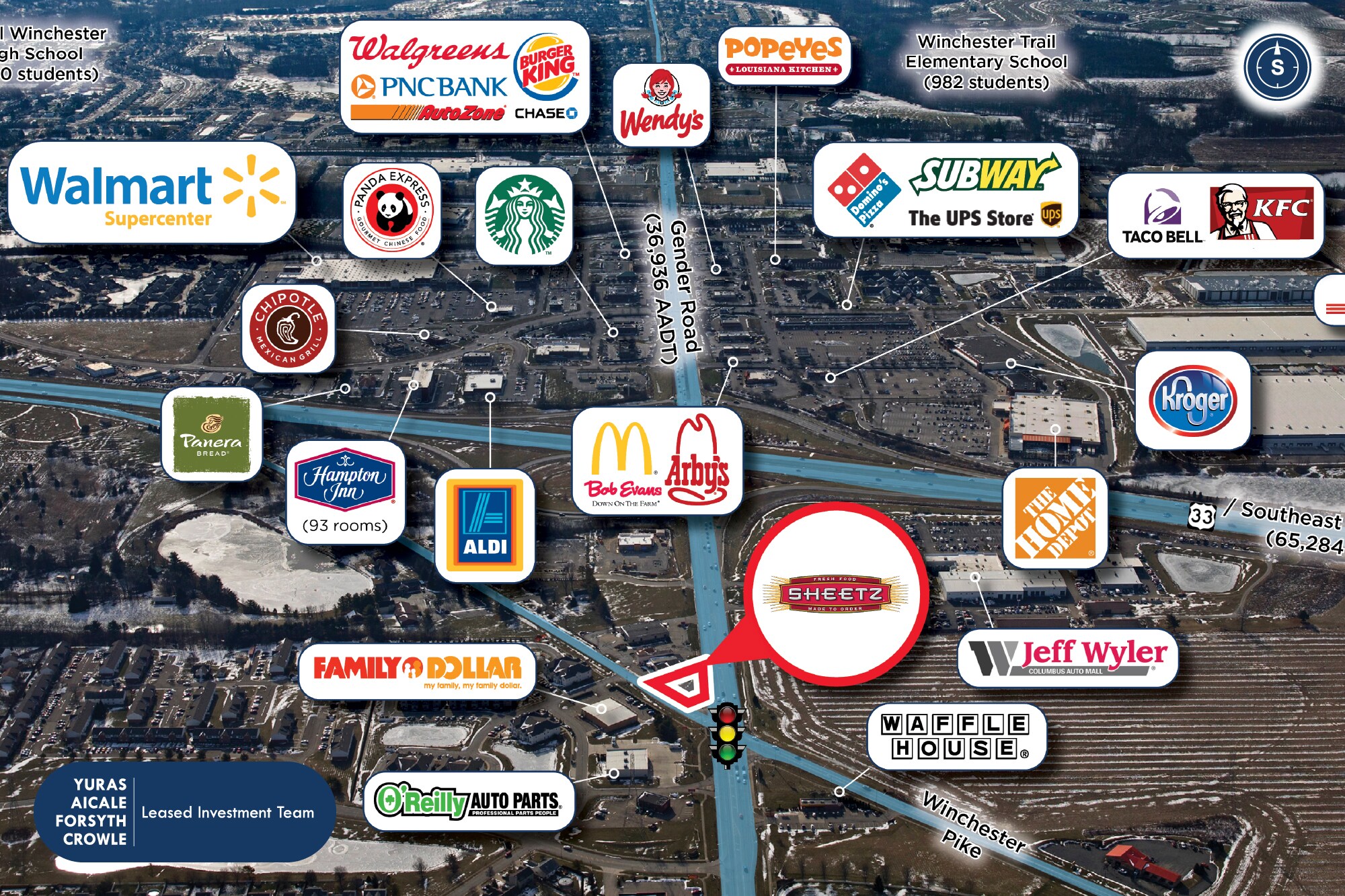 761 Winchester pike, Canal Winchester, OH 43110 Sheetz Ground Lease