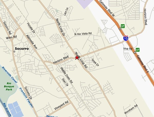 SEC Horizon & North Loop, Socorro, TX for sale - Aerial - Image 3 of 8