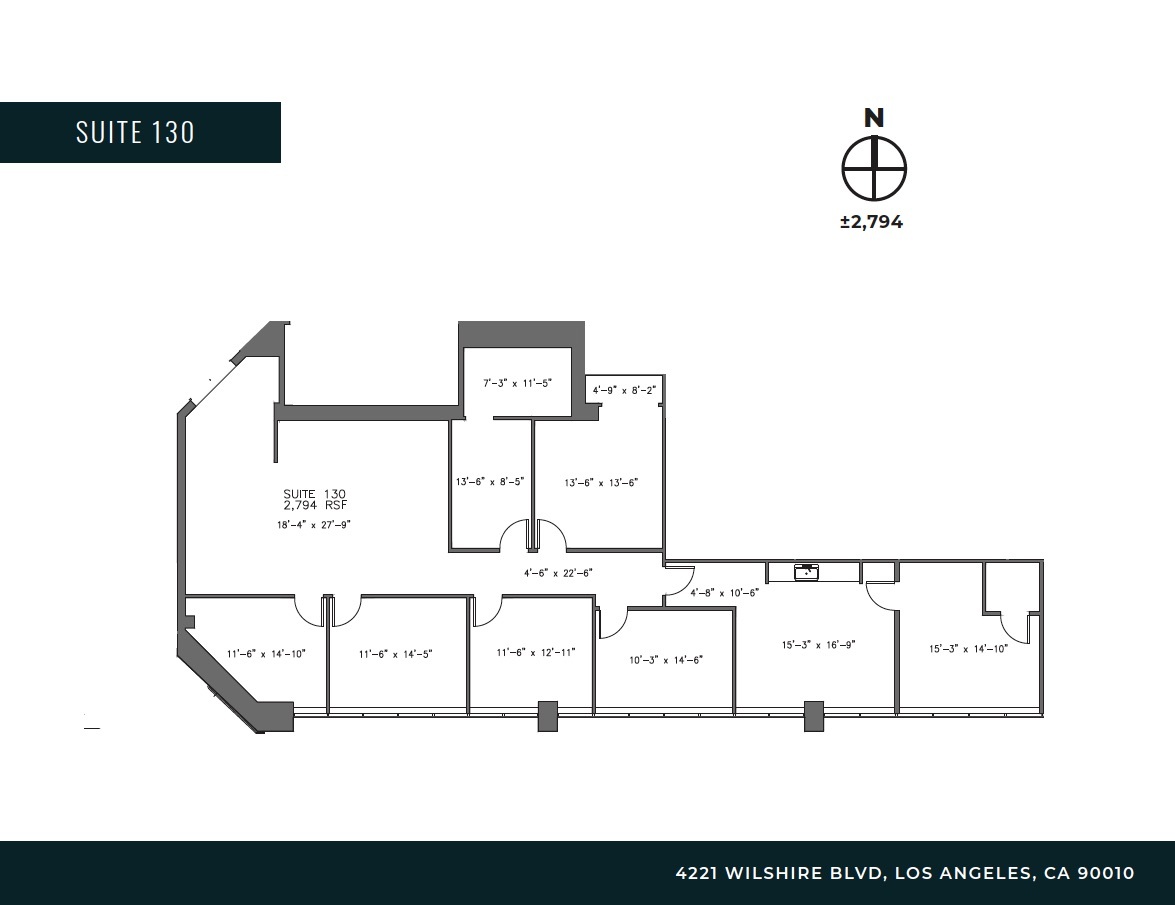 4221 Wilshire Blvd, Los Angeles, CA for lease Floor Plan- Image 1 of 7