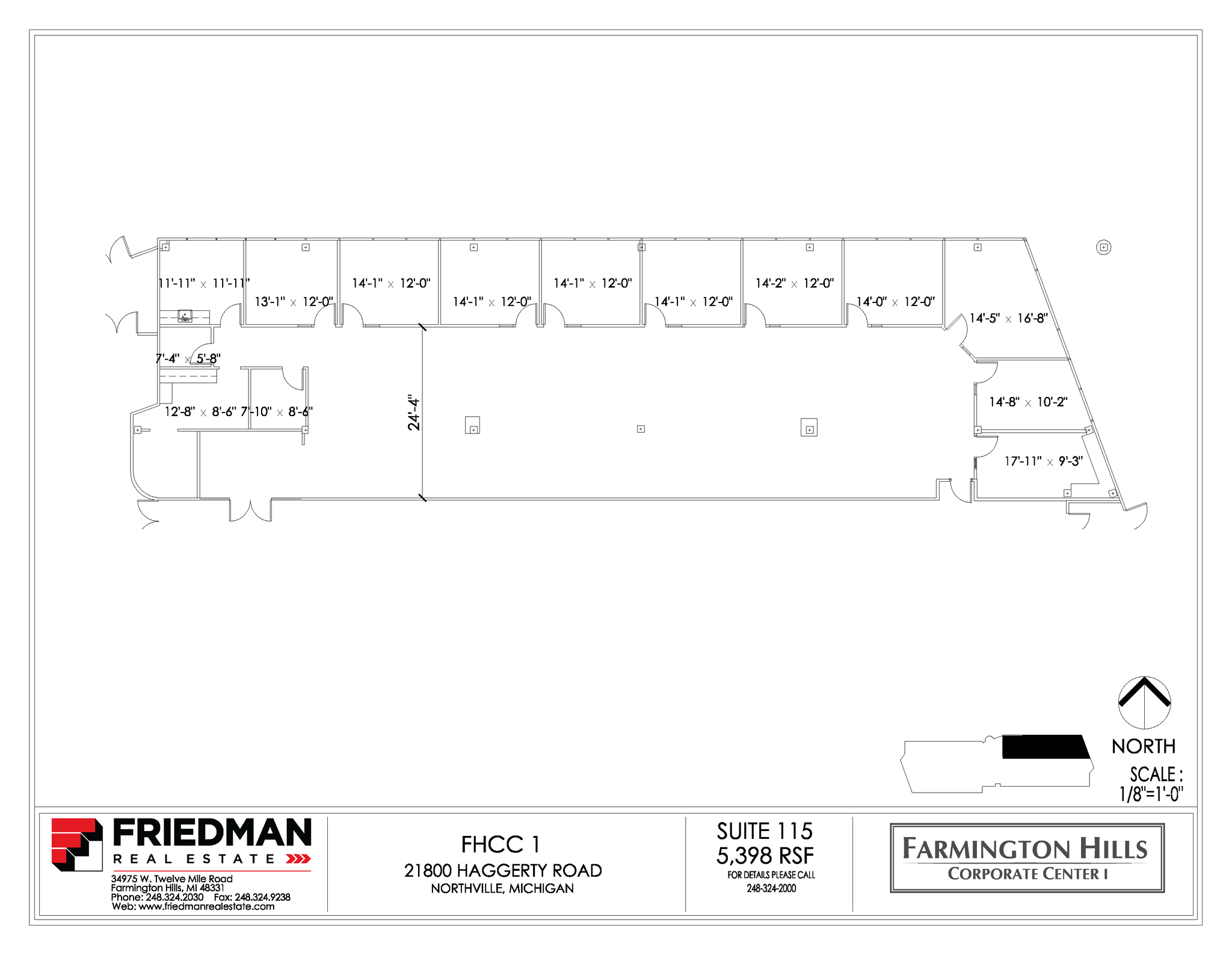 21800 Haggerty Rd, Northville, MI for lease Floor Plan- Image 1 of 1