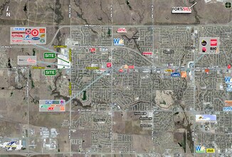 NWQ of NW Cache Rd & NW 82nd St, Lawton, OK - AERIAL  map view