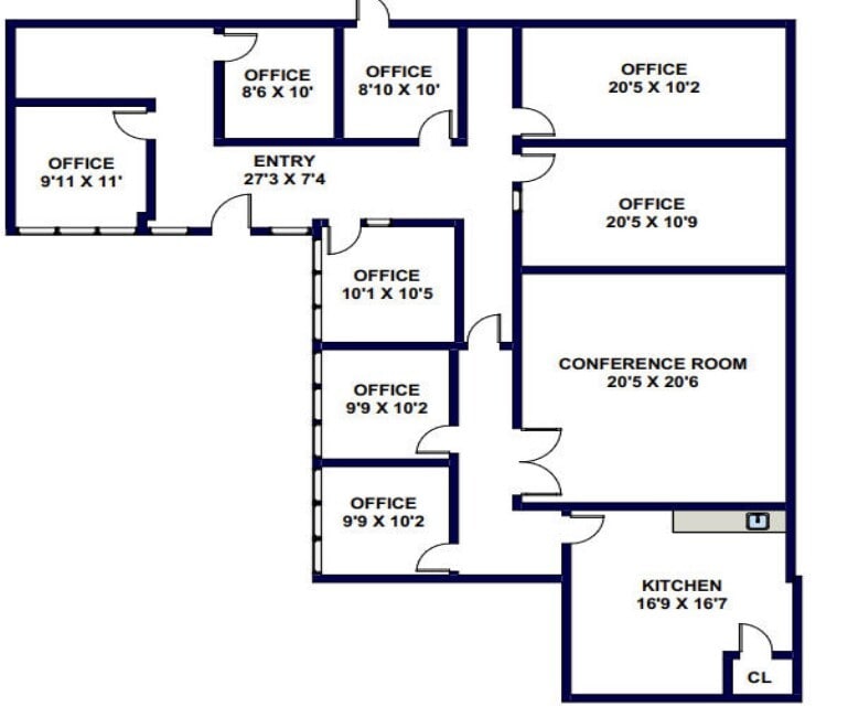 20 E Foothill Blvd, Arcadia, CA for lease Floor Plan- Image 1 of 1