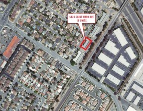 5424 Saint Mark Ave, Newark, CA - AERIAL map view
