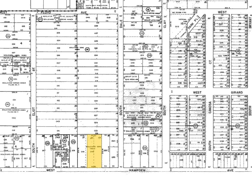 2775 W Hampden Ave, Englewood, CO for lease - Plat Map - Image 2 of 35