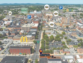 201 S George St, York, PA - AERIAL  map view