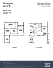 1839 S Alma School Rd, Mesa, AZ for lease Floor Plan- Image 1 of 3