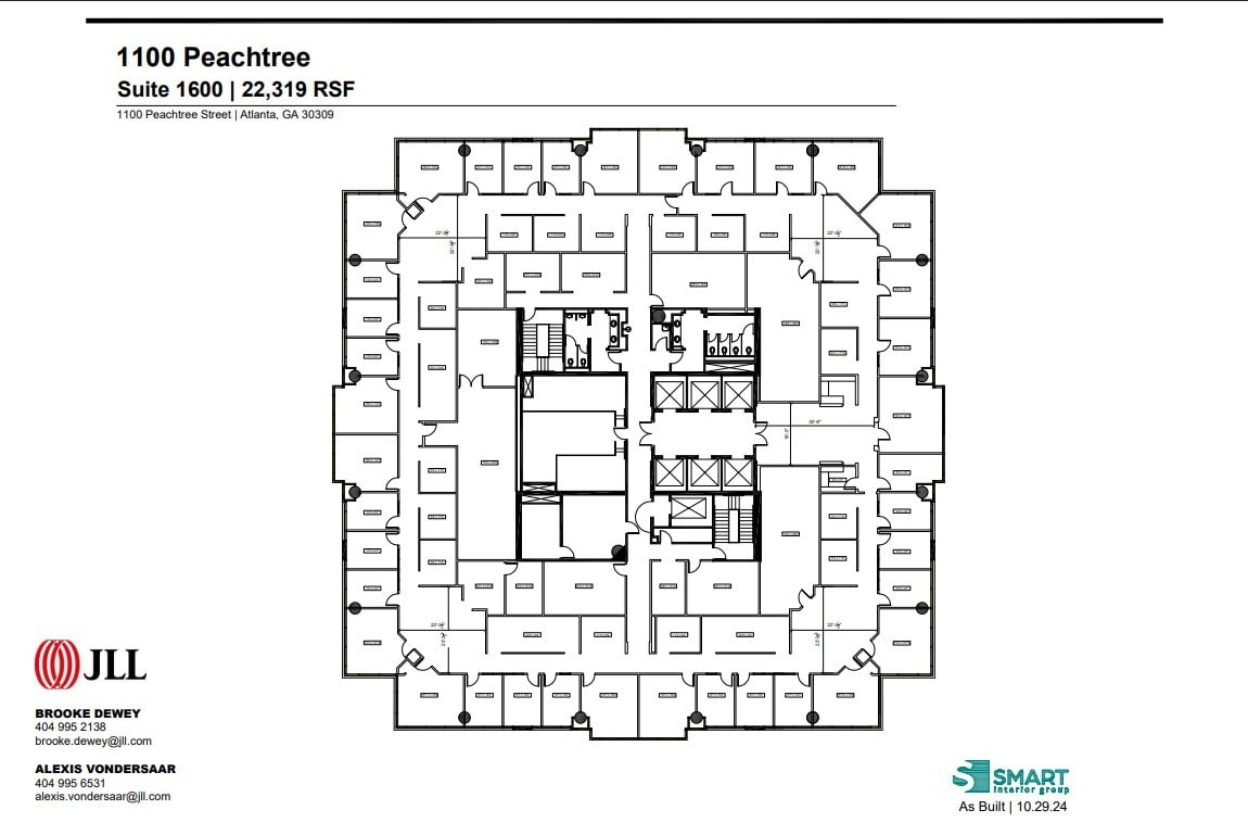 1100 Peachtree St NE, Atlanta, GA for lease Floor Plan- Image 1 of 1