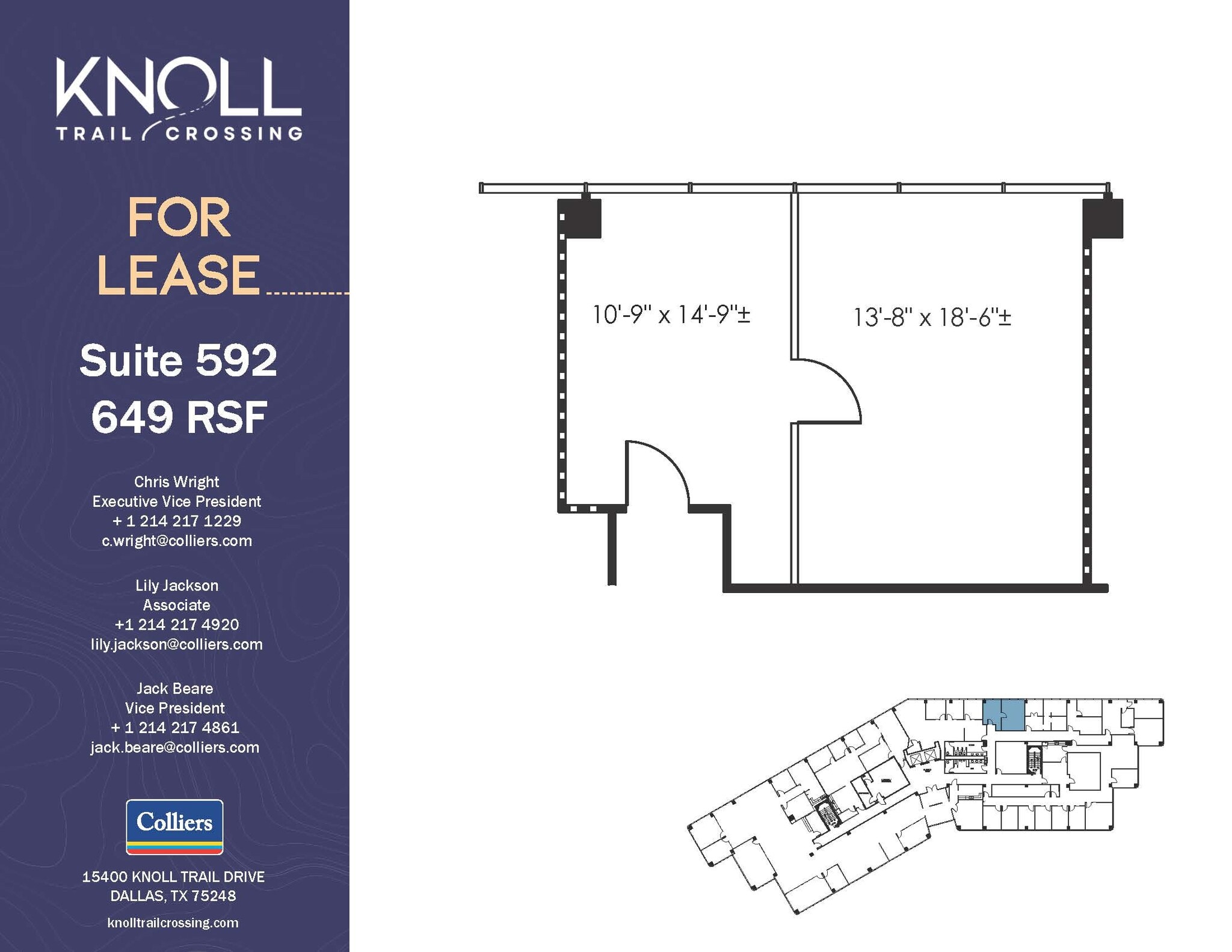 15400 Knoll Trail Dr, Dallas, TX for lease Floor Plan- Image 1 of 1