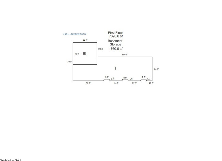 1901-1915 Leavenworth St, Omaha, NE for lease Floor Plan- Image 1 of 6