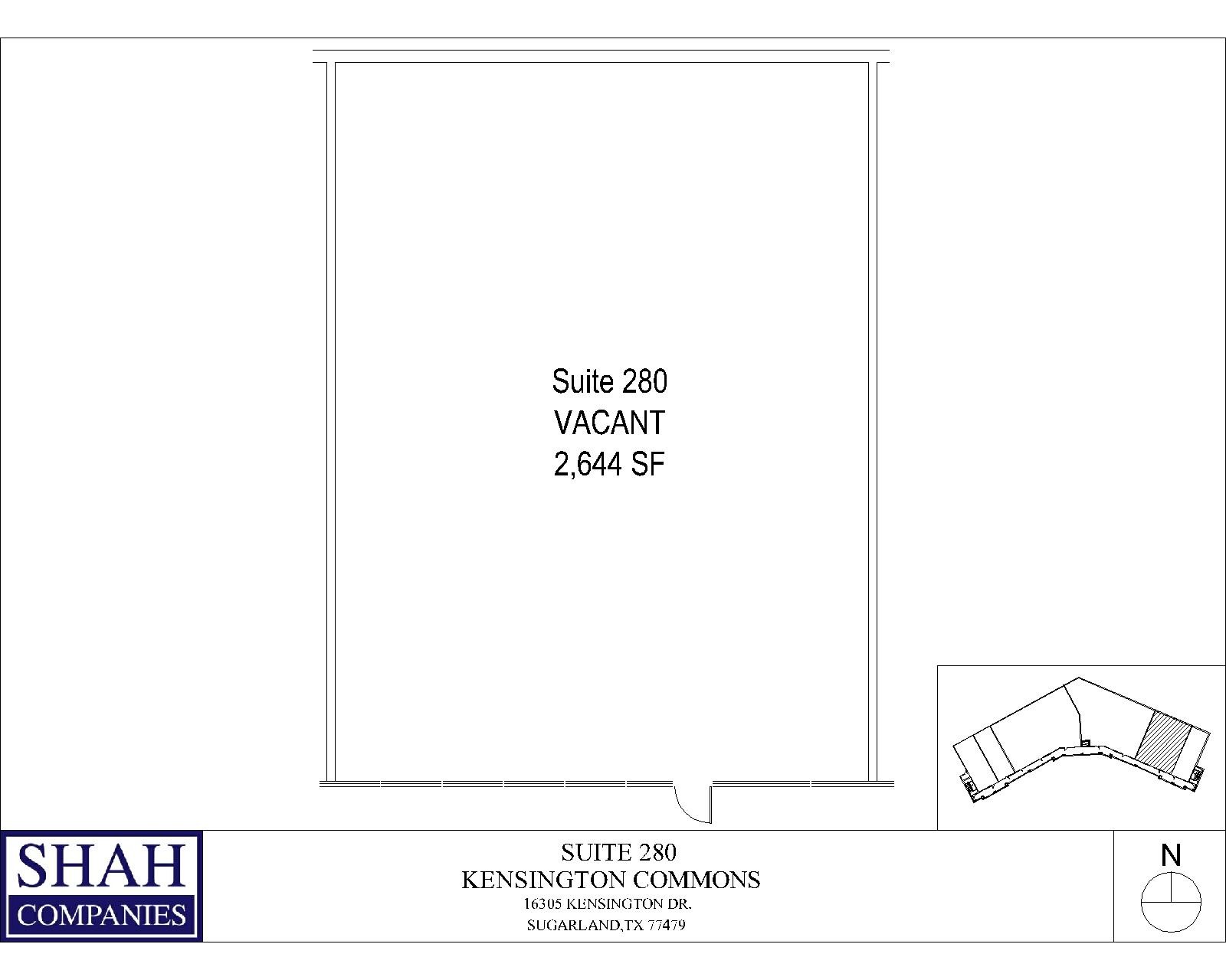 16305 Kensington Dr, Sugar Land, TX for lease Floor Plan- Image 1 of 1