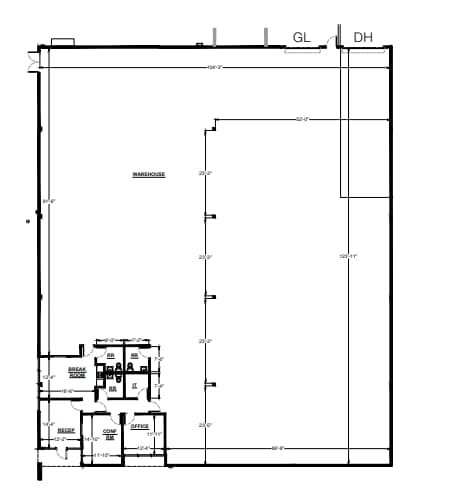9560 Chesapeake Dr, San Diego, CA for lease Floor Plan- Image 1 of 1