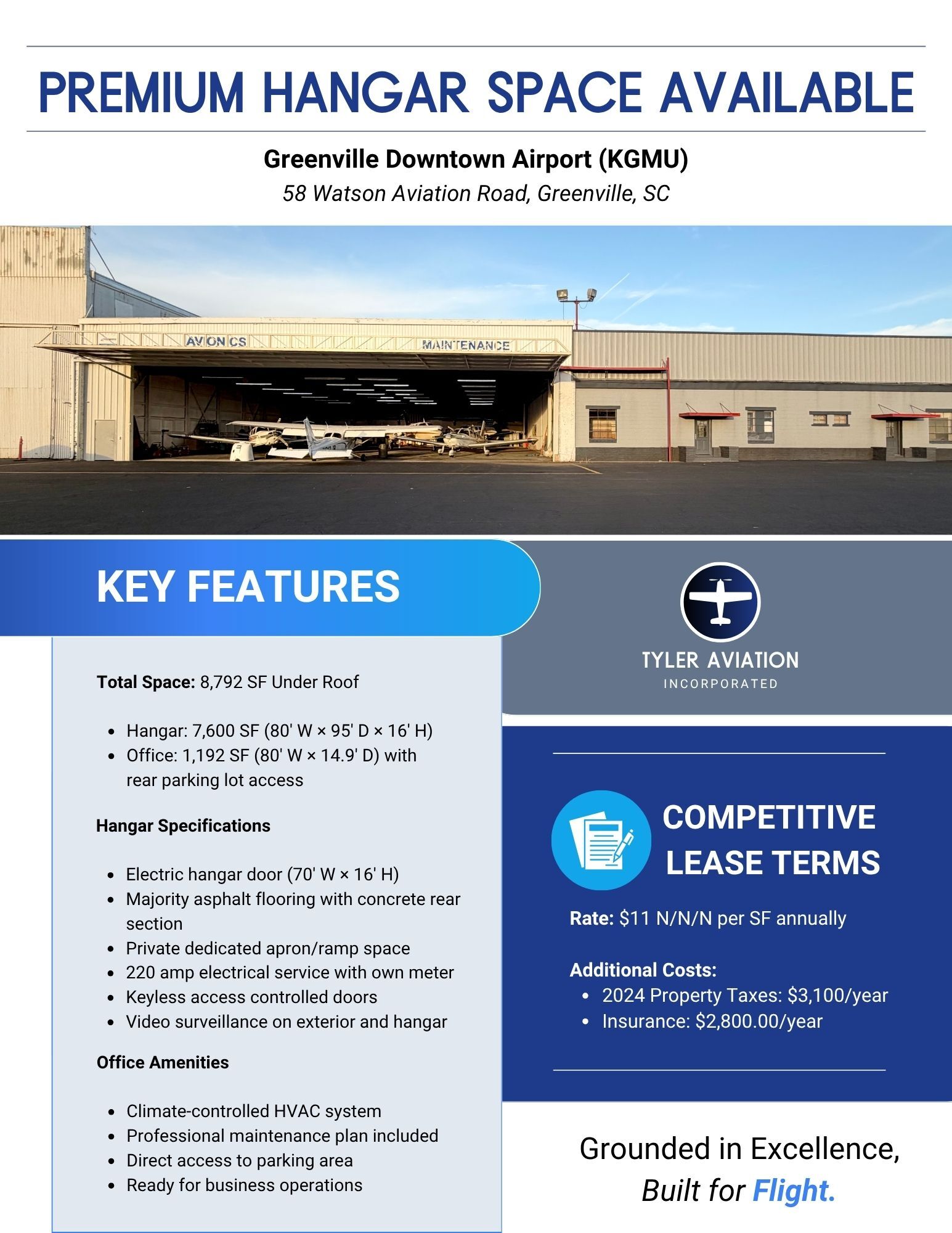 58 Watson Aviation Rd, Greenville, SC for lease Primary Photo- Image 1 of 3