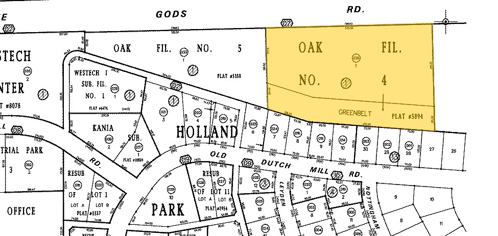 1025 W Garden Of The Gods Rd, Colorado Springs, CO for lease - Plat Map - Image 2 of 3