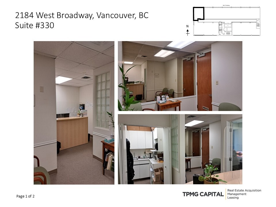 2184 W Broadway, Vancouver, BC for lease Interior Photo- Image 1 of 2