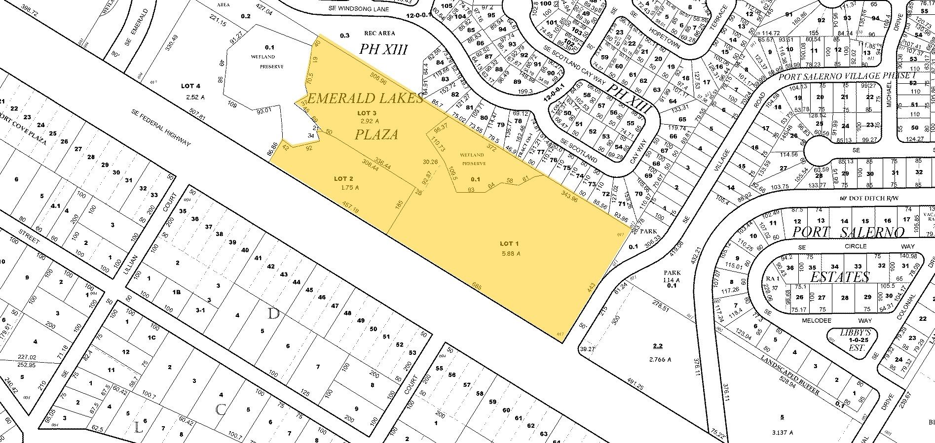 6301 SE Federal Hwy, Stuart, FL for sale Plat Map- Image 1 of 1