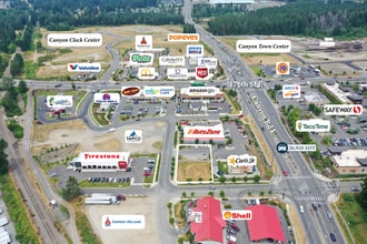 17802 Canyon Rd E, Puyallup, WA - AERIAL  map view - Image1