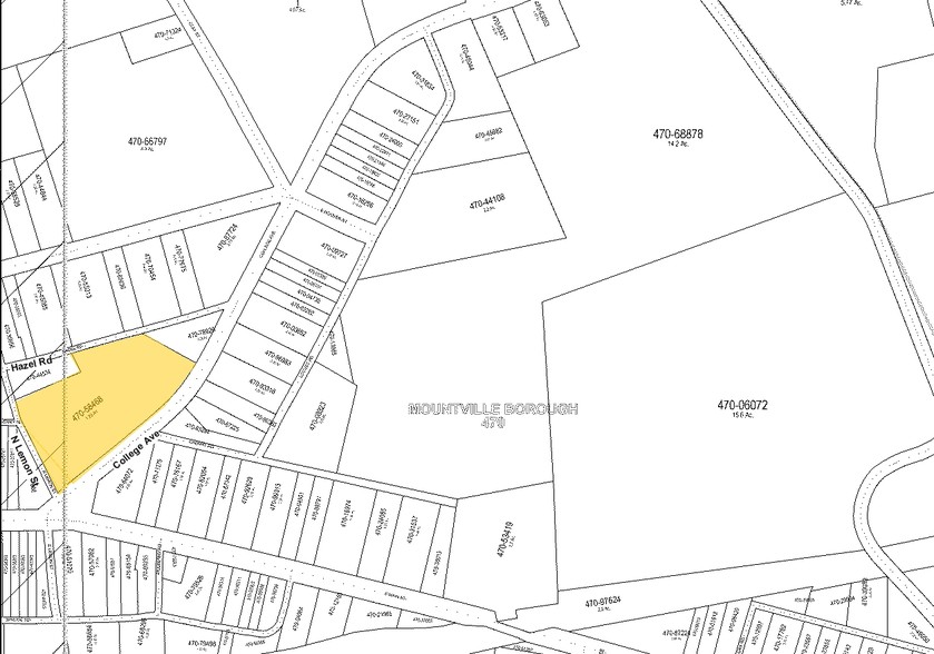 2 College Ave, Mountville, PA for lease - Plat Map - Image 2 of 6